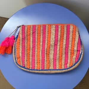 Jasper & Jeera Beaded Cosmetic Bag